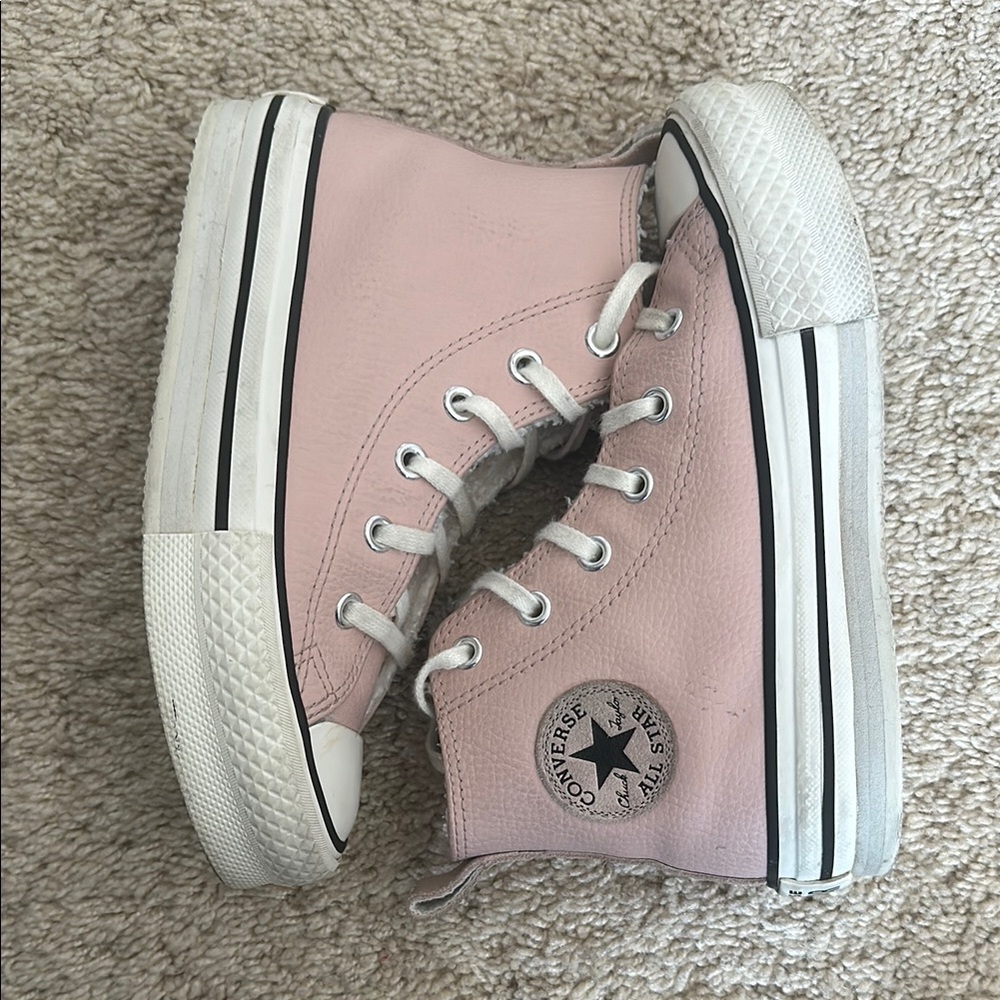 Converse Pink High-Top Sneakers